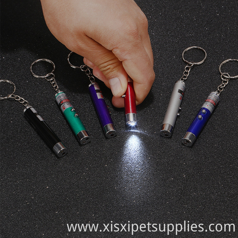 LED Light Torch Laser Pointer Cat Teaser Exerciser Cat Toy for Cats Interactive Toys Pet Toys Assorted 10pcs 1pc/blister+card